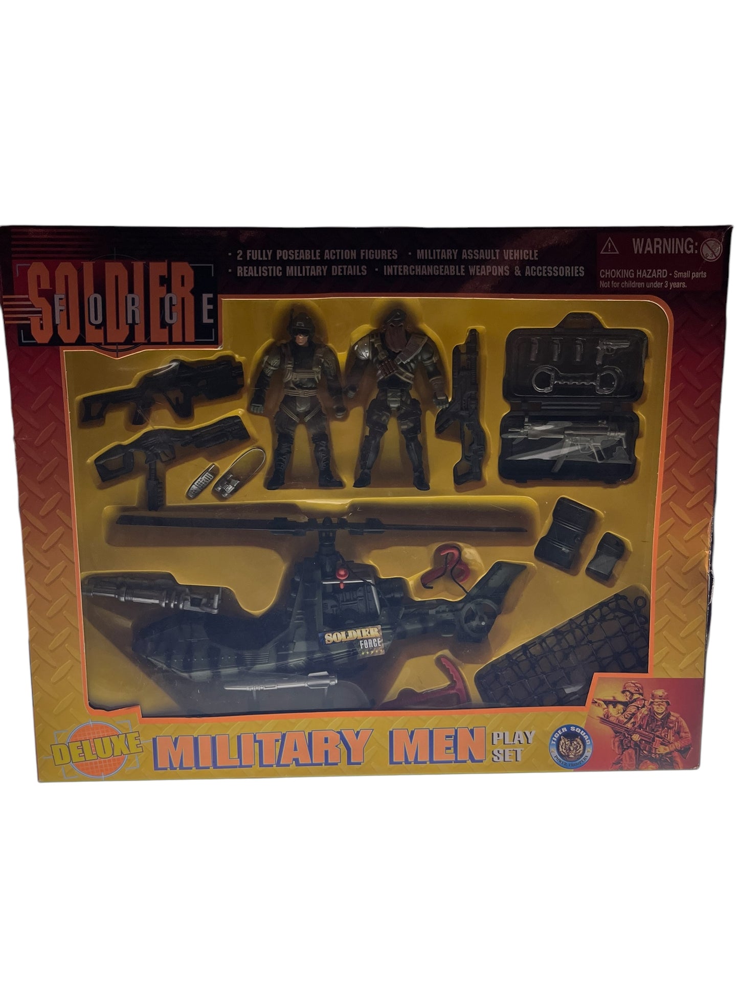 #5004 Soldier Force Deluxe Military Men Play Set