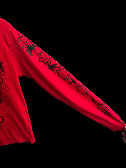 #P010 Red Long Sleeve