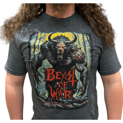 Beast of War logo We Will Kick Your Ass-Gray