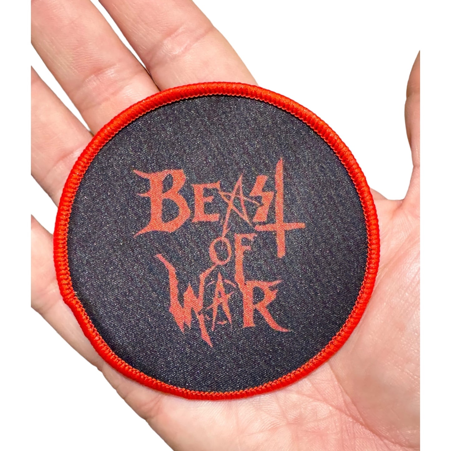 Beast of War Red Logo Patch