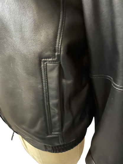 #1008 Calvin Klein Leather Jacket