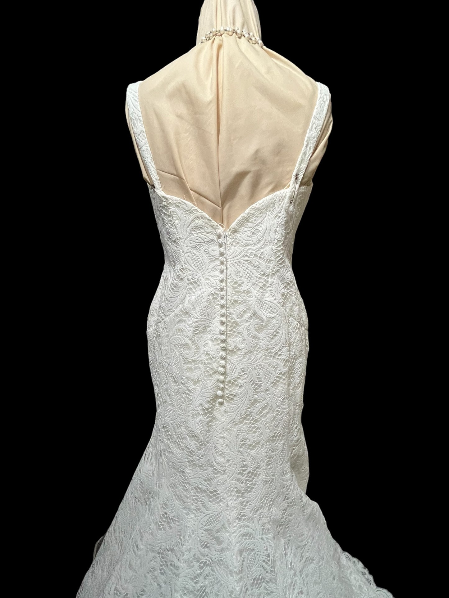 #2020 White Lace Dress