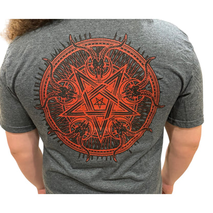 Beast of War Logo with Pentagram- Gray