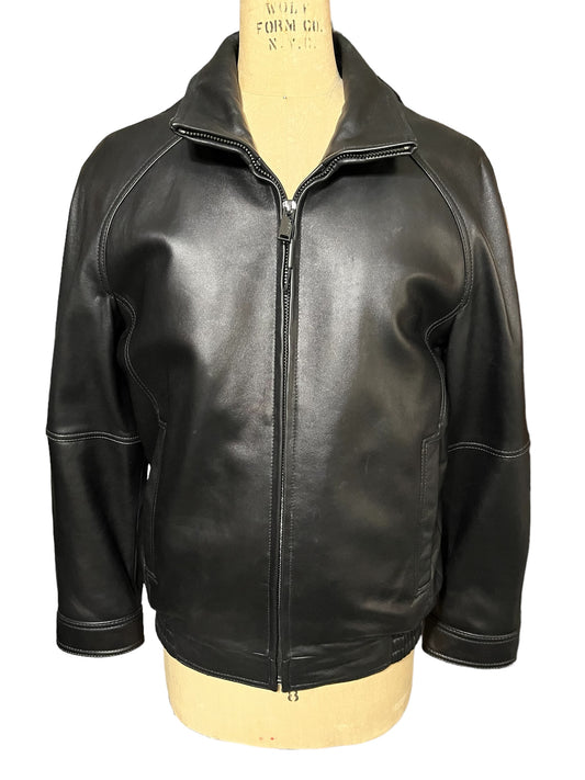 #1008 Calvin Klein Leather Jacket