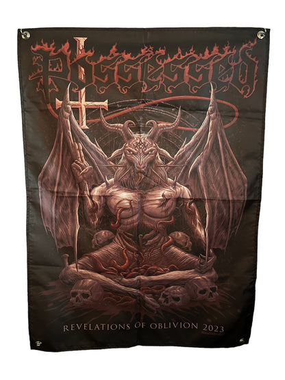 #P014 Baphomet Vinyl Flag