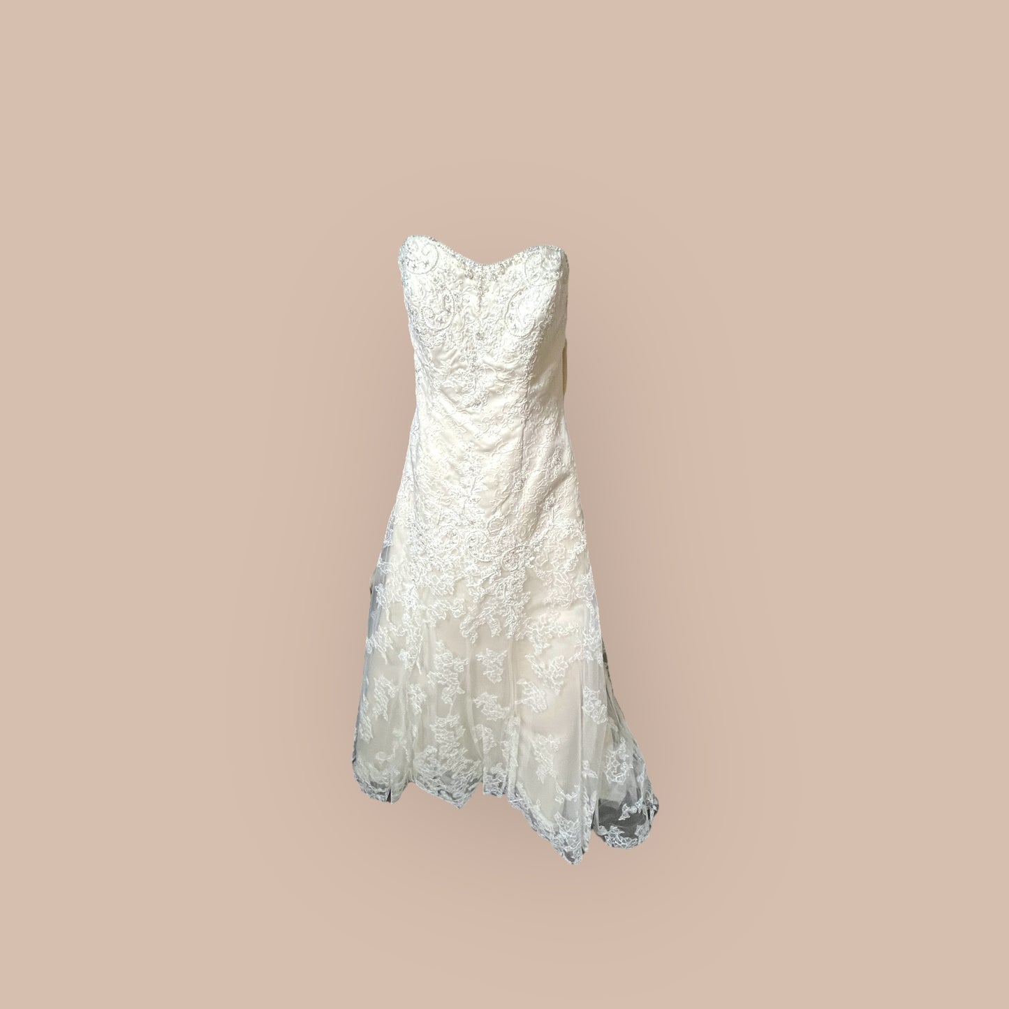 #2015 White/Ivory Casablanca Dress